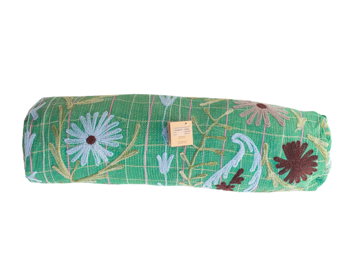 Suzani Bolster Cover Ø20x60
