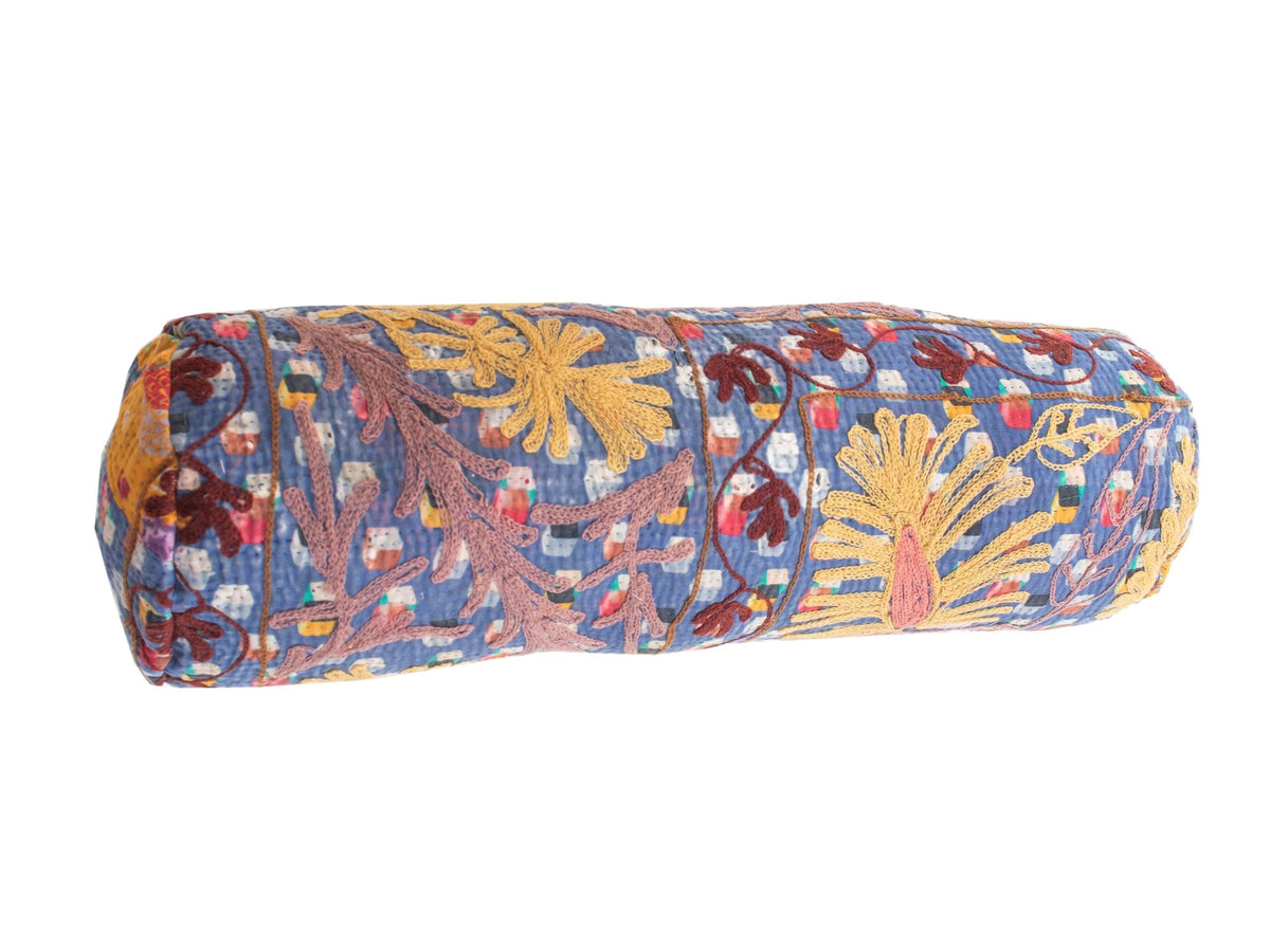 Suzani Bolster Cover Ø20x60