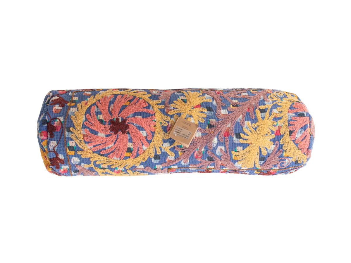 Suzani Bolster Cover Ø20x60