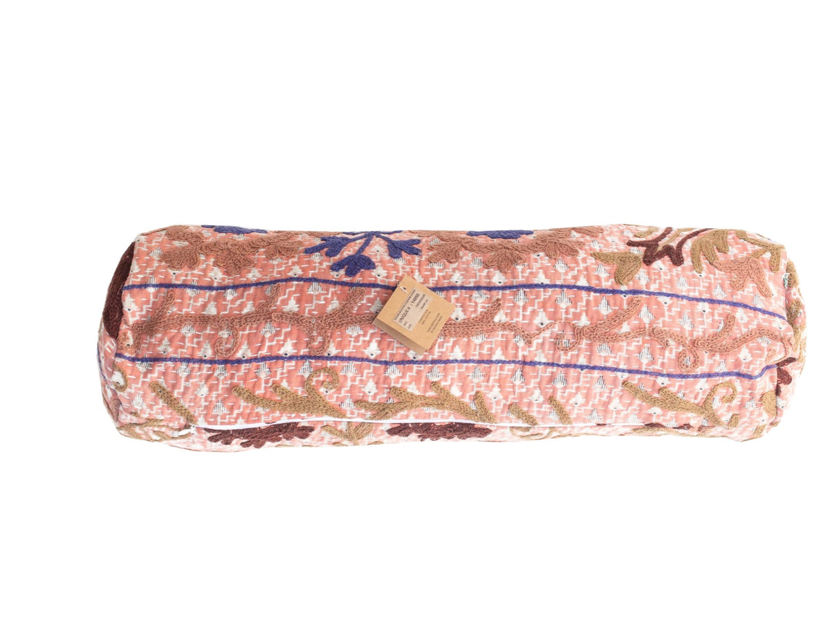 Suzani Bolster Cover Ø20x60